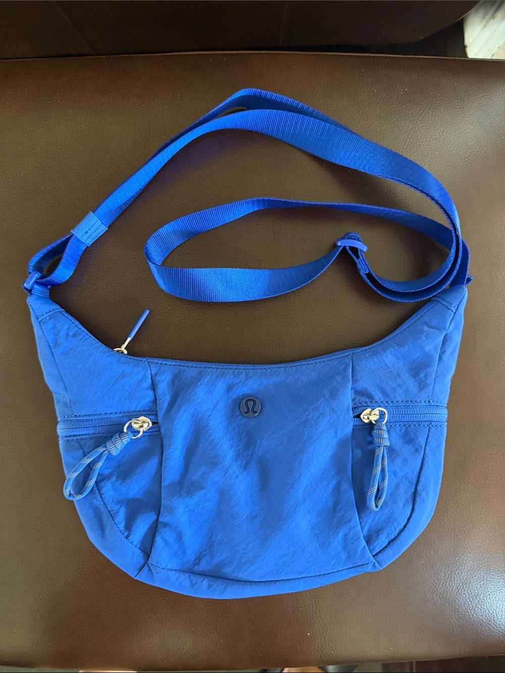 lululemon athletica Royal Blue Crossbody slouchy Sling Bag 3L